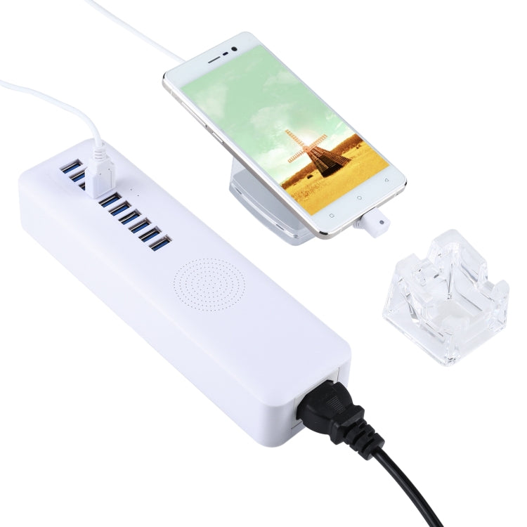 Mult-Port Security HUB + Mobile Phone Anti-theft Alarm Display Stand with Remote Control for Mobile Phones with Micro-USB Port, Micro USB Port Mult-Port Security HUB + Mobile Phone Anti-theft Alarm Display Stand with Remote Control for Mobile Phones with Micro-USB Port, Micro USB Port